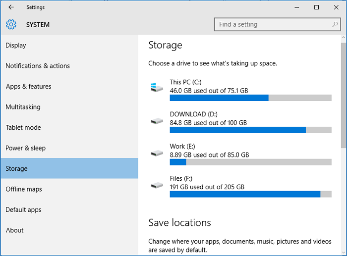 free up hard drive spasce